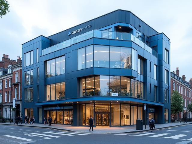 Außenaufnahme des Bürogebäudes von GROUP K LTD in London